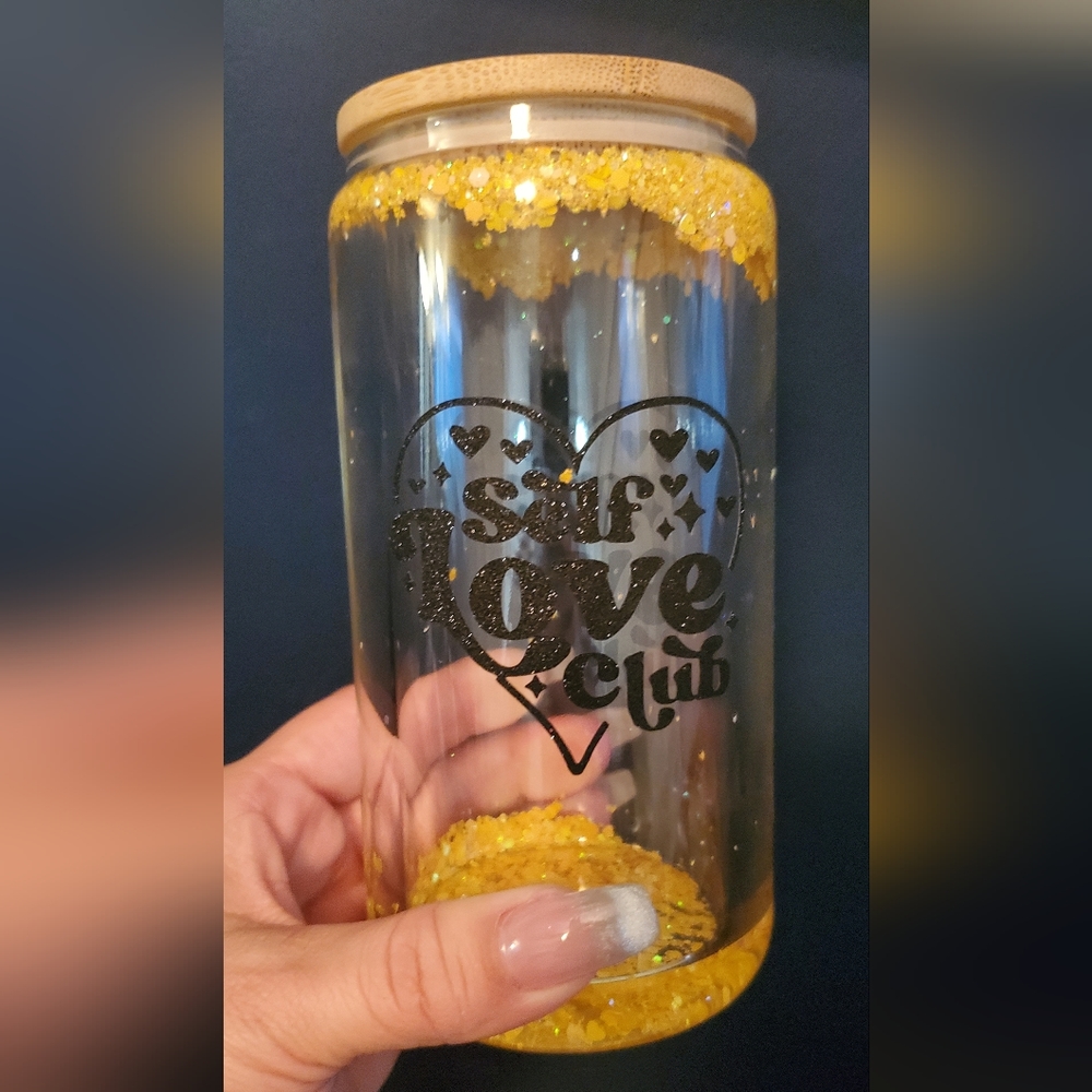 Glass Can Snowglobe